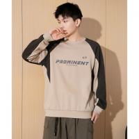 唐狮2025春季新款男生卫衣圆领美式复古青少年潮流上衣宽松插肩袖