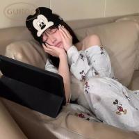 Gukoo/果壳睡衣女春秋款迪士尼联名新款米奇宽松女士家居服套装C