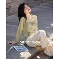 【日系街头风】秋轻薄透视感大片印花设计长袖T恤