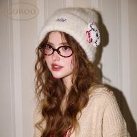 Gukoo/果壳毛线帽25年秋冬季新款针织帽女士保暖护耳帽堆堆帽