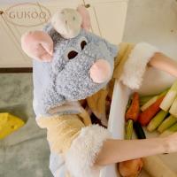 Gukoo/果壳睡袍冬季料理鼠王联名新款珊瑚绒保暖女士家居服睡袍D