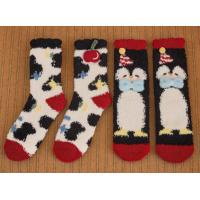 Gukoo/果壳中筒袜女冬季本命年保暖袜新款毛绒袜小企鹅红品女士袜子组合