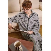 【史努比系列】睡衣男款冬季珊瑚绒高级感青少年保暖居家服套装