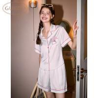 【Gukoo果壳】甜美风睡衣HelloKittty系列夏季女士短袖家居服套装