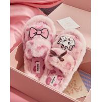 联名款拖鞋女秋冬毛毛拖鞋甜酷豹纹可外穿踩屎感高级感家居拖鞋