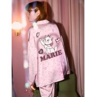 【玛丽猫系列】睡衣女春秋高级感冰丝轻奢睡衣高品质家居服套装女