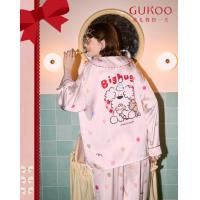 【轻红品系列】睡衣女秋冬高级感轻奢IP联名娃娃领家居服套装