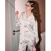 【轰轰小狗】睡衣女春秋高级感长袖轻奢冰丝清新高级感套装